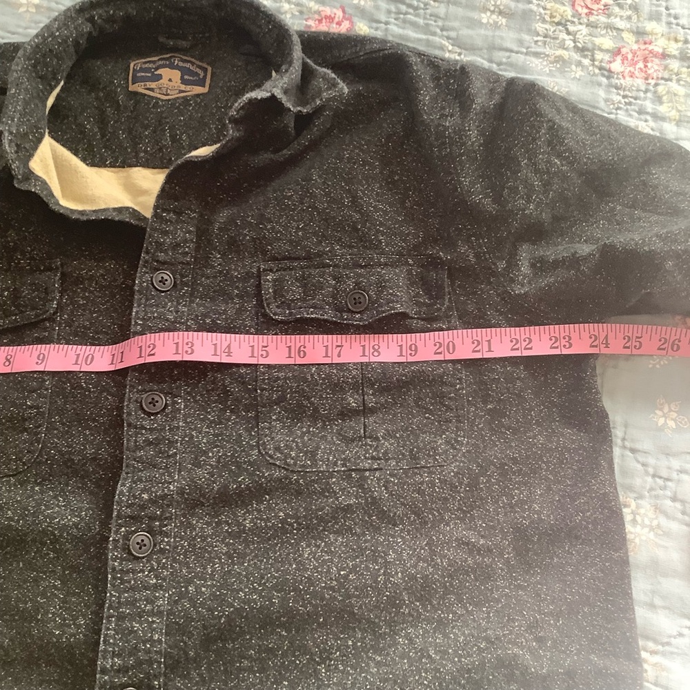 Freedom Foundry Shirt Mens Large Black Pockets Long Sleeve 100% Cotton - Picture 5 of 8